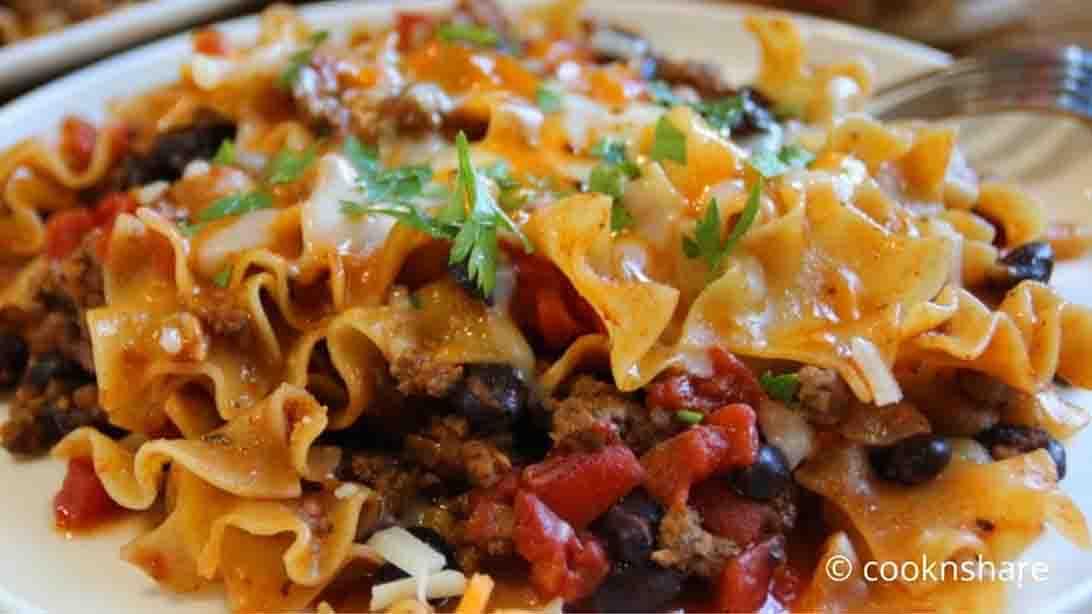 One Pan Ground Beef Taco Skillet