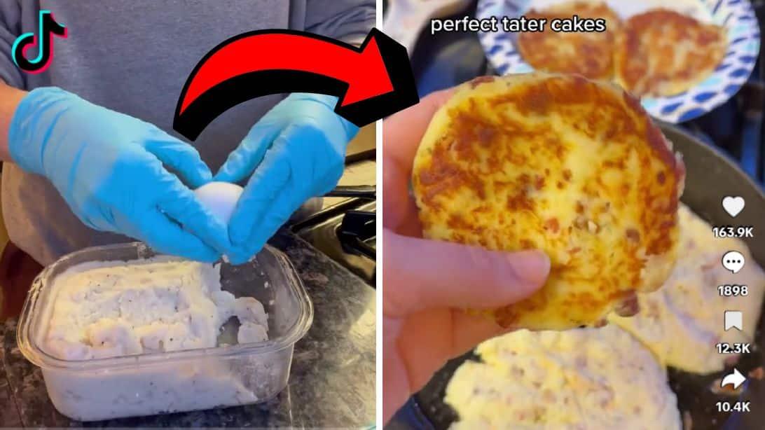 Easy Southern Leftover Tater Cakes Recipe