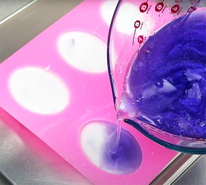 How To Make Amethyst Melt and Pour Soap - Easy Silicone Projects - Stocking Stuffer Ideas