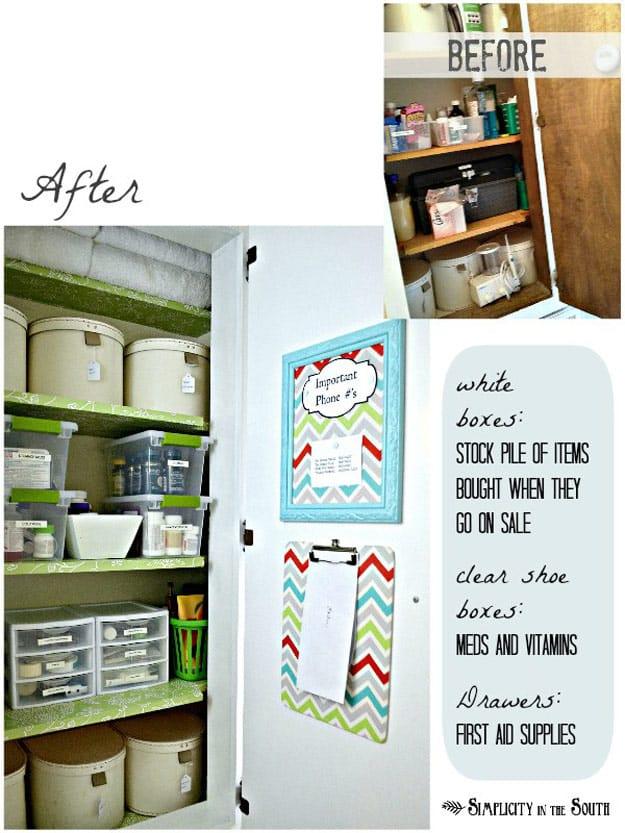 Hall Closet Organization, an idea worth trying before buying something new and an easy weekend project with a big payoff