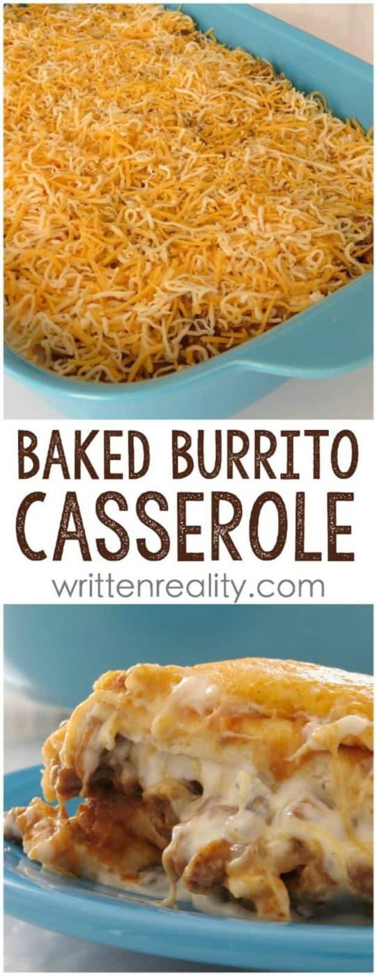 Best Mexican Food Recipes - Baked Burrito Casserole – Homemade Authentic Mexican Version - Mexican Beef Soup - Authentic Mexican Foods and Recipe Ideas for Casseroles, Quesadillas,