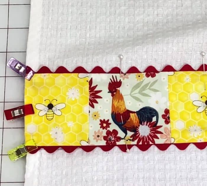 Easy Tie-On Tea Towel Sewing Tutorial