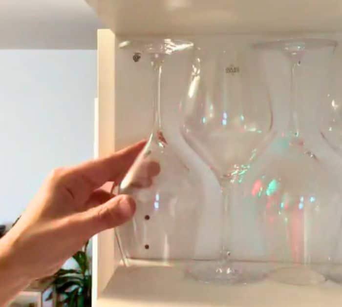 Clever Kitchen Hacks You Should Know Wine glasses
