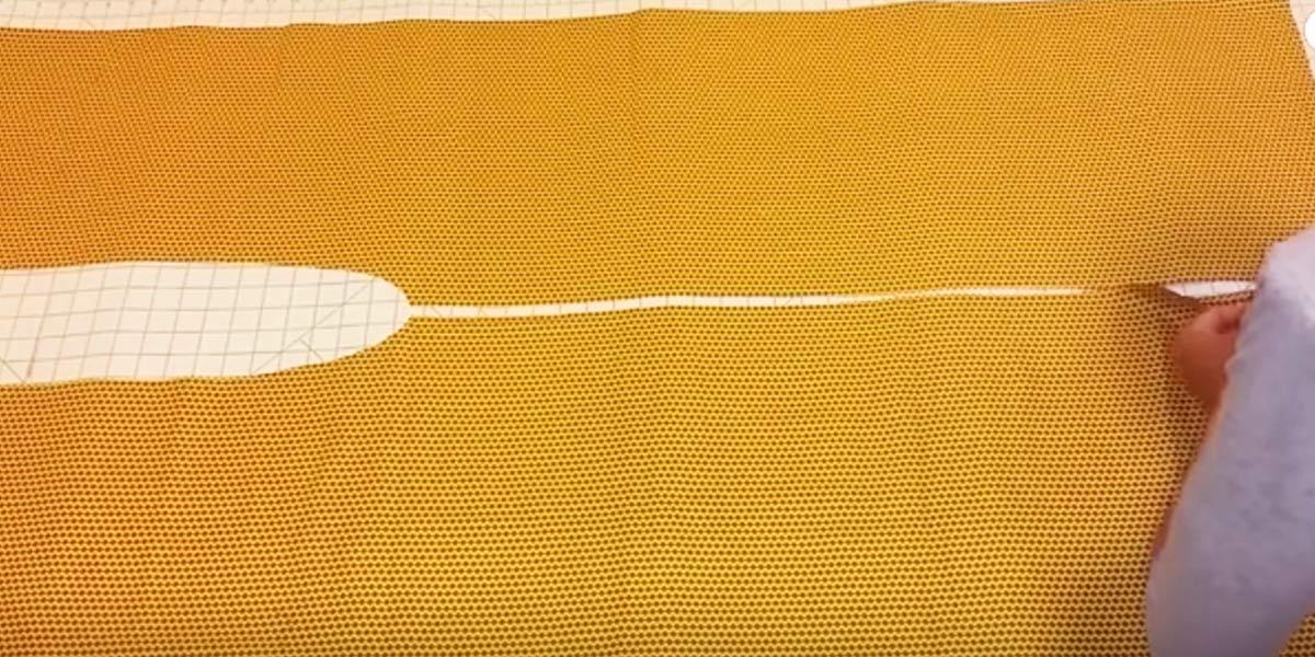 She Makes A Pattern From Her Jeans Adding More Fabric For An Easy And Fashionable Item