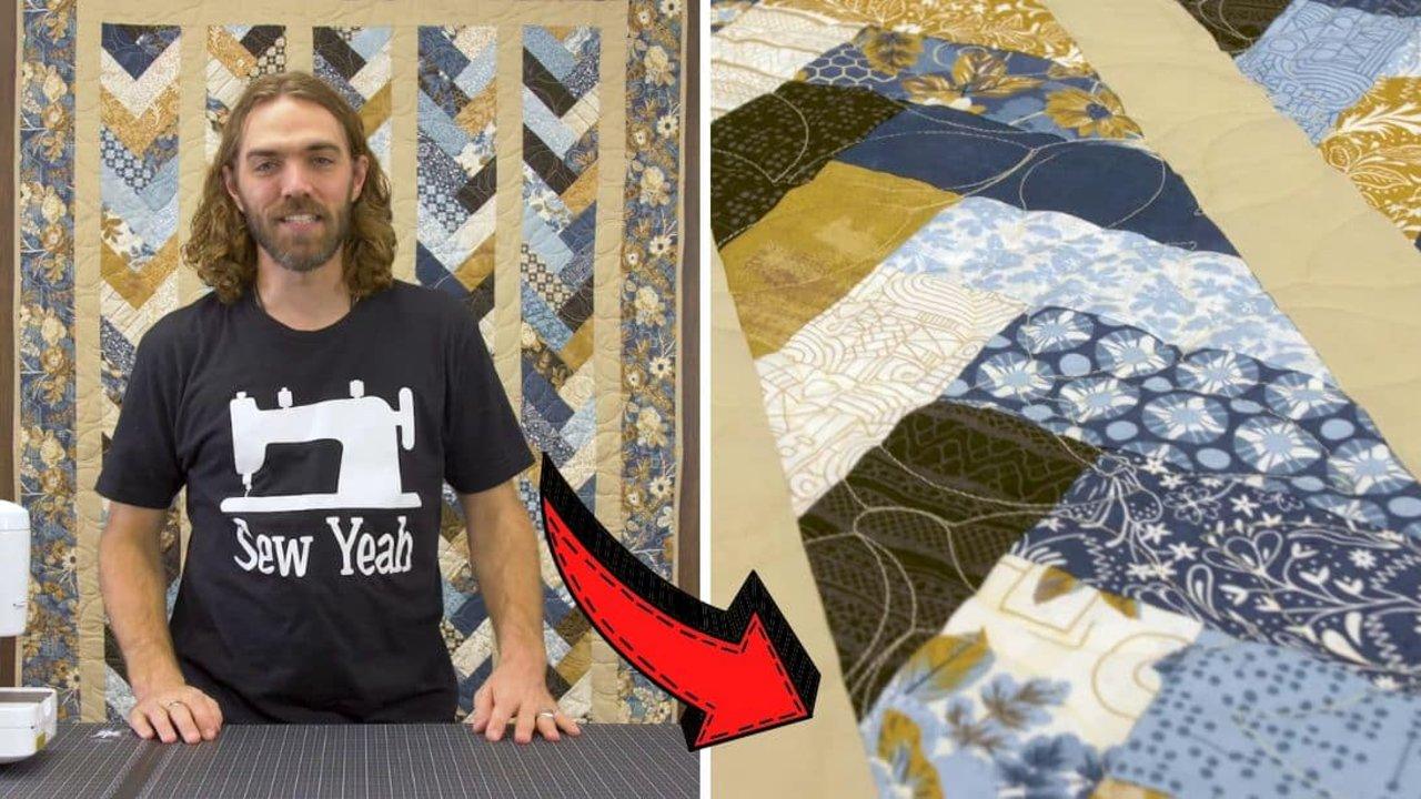 Easy French Braid Quilt Using A Jelly Roll