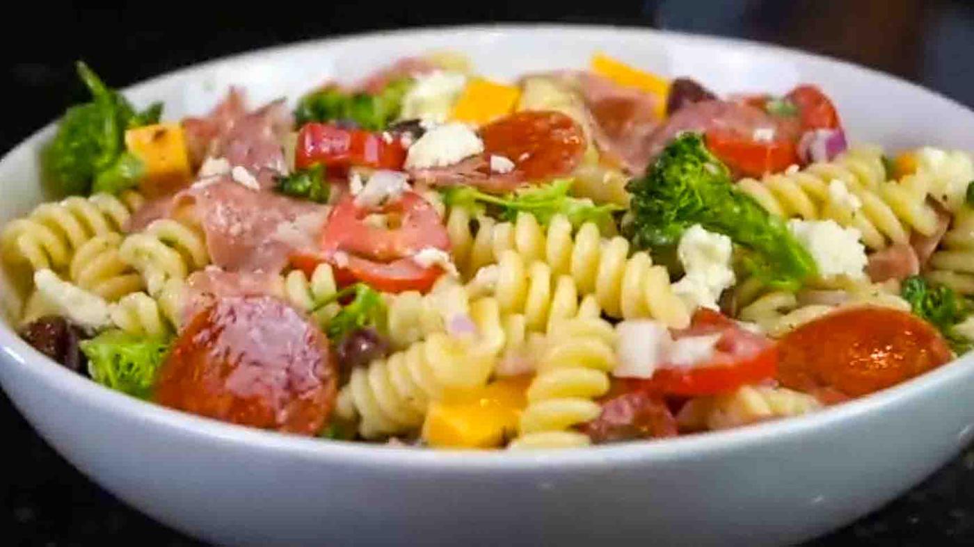 Pasta Salad w/ Homemade Dressing Recipe