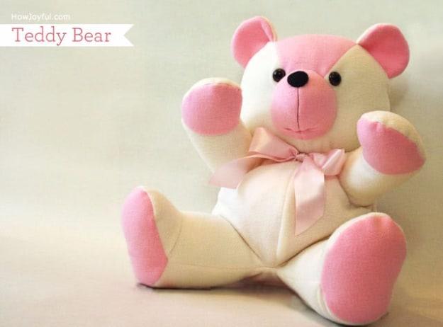 Teddy Bear Tutorial, budget friendly and quick to put together and better than a store bought version
