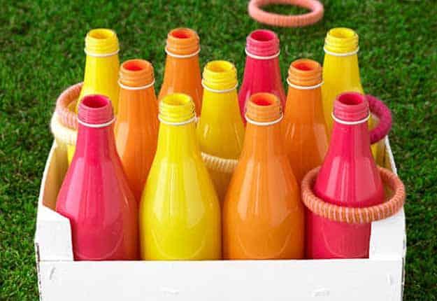 Outdoor Kids Crafts - Fun DIY Game for the Backyard - DIY Painted Ring Toss Tutorial - DIY Projects & Crafts by Sueeye at