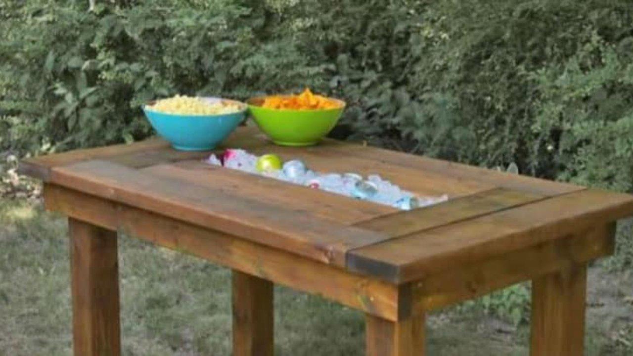 The Best Backyard BBQs Have This DIY Trough Table