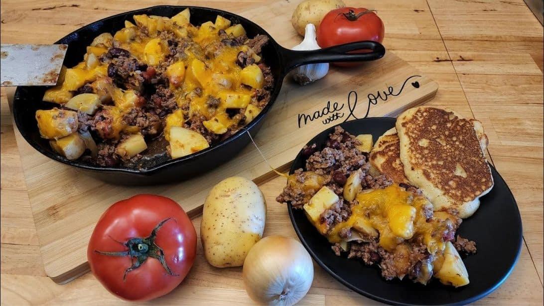 Shareable Skillet Cowboy Casserole Recipe