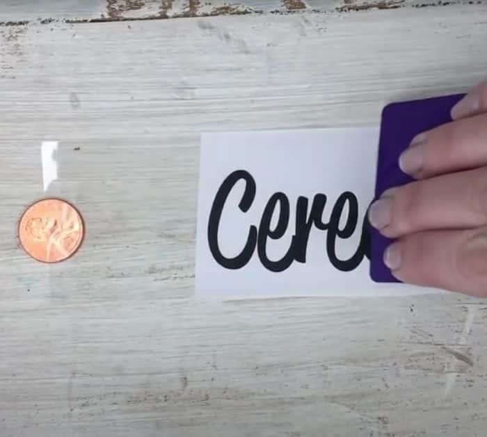 How To Make A DIY Sticker Label Using Packing Tape