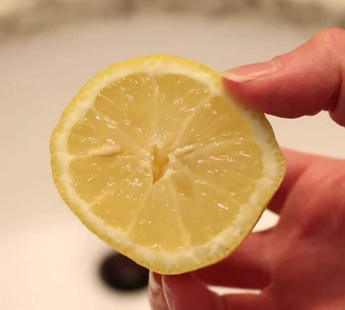 How To Remove Faucet Build Up Using Lemon