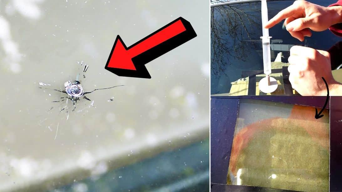 How To Repair A Small Windshield Chip Or Crack