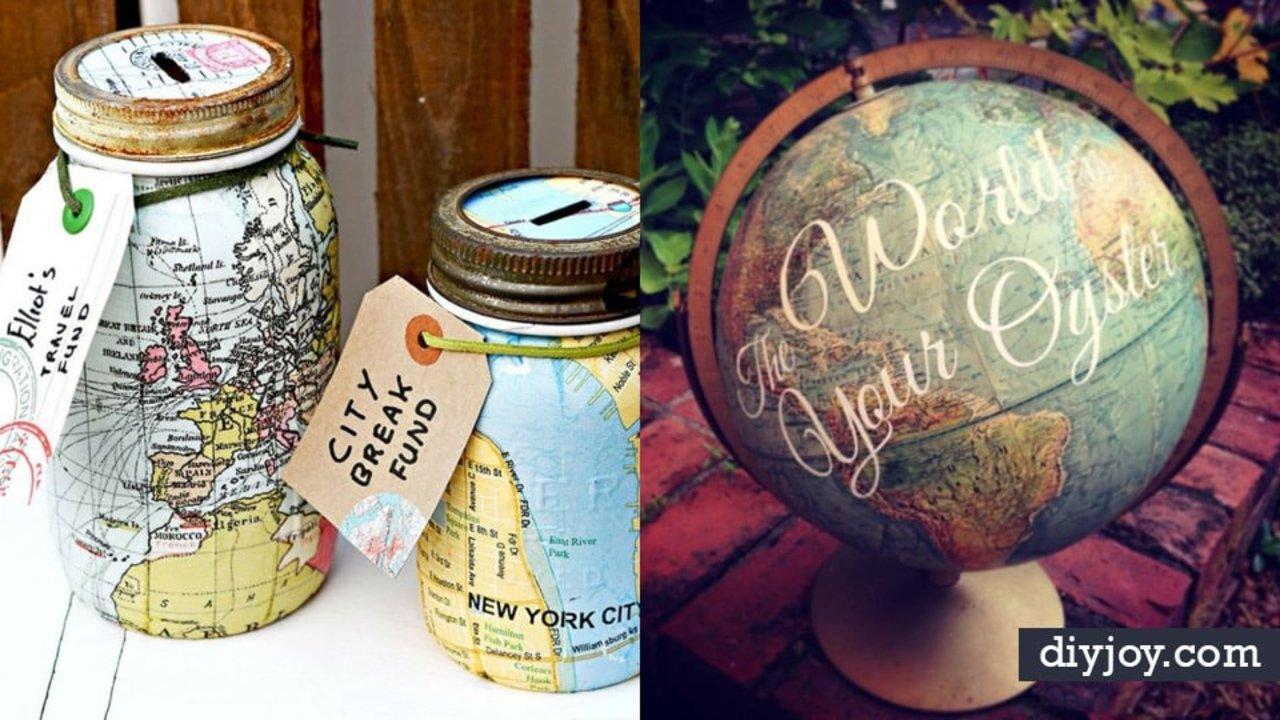 36 Cool DIYs To Make With Maps