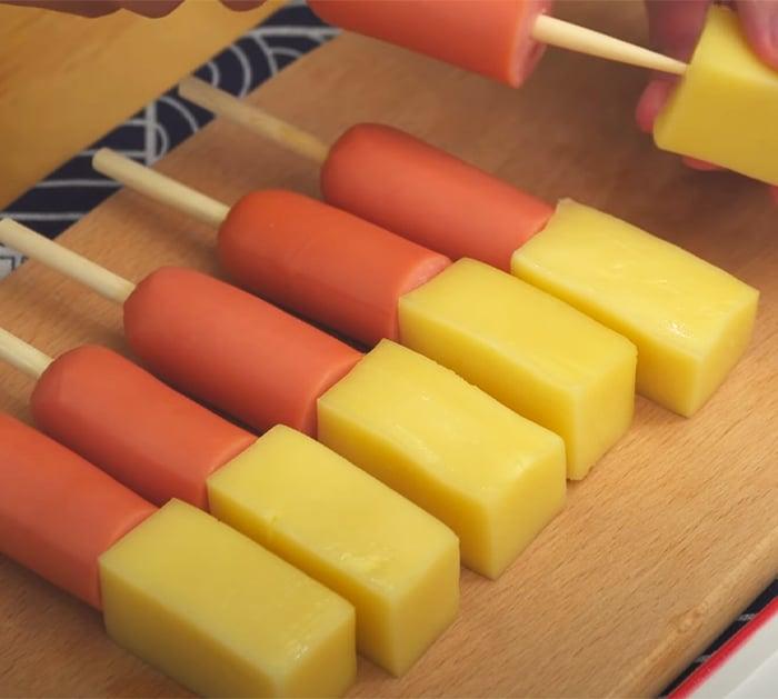 Mozzarella Cheese Corn Dog Recipe | Homemade Recipe