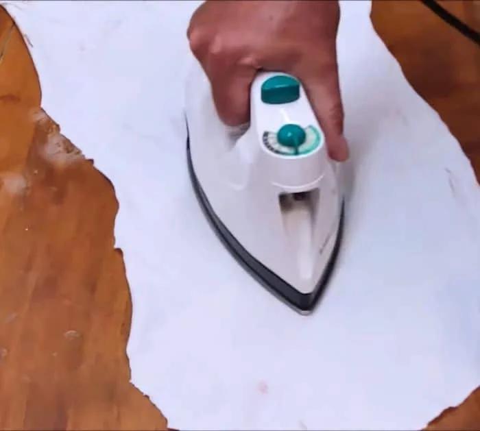 How to Remove White Water Rings and Heat Stains from Wood Furniture Iron