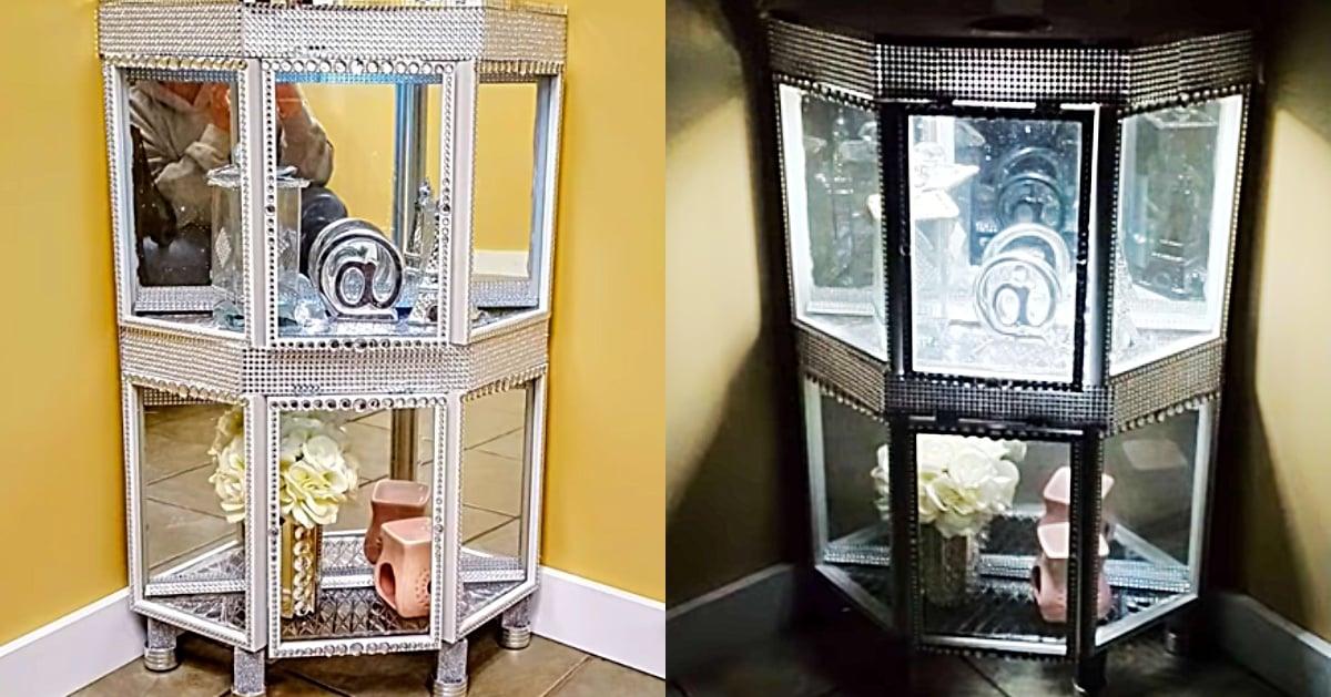 DIY Dollar Tree Curio Cabinet