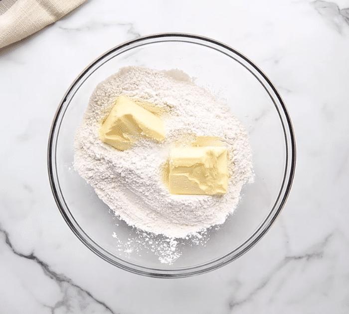 Ingredients for Grandma's Fudge Pie