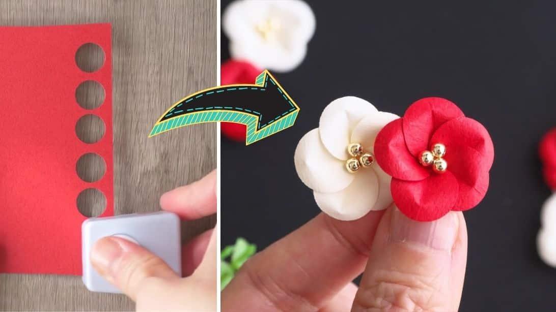 How To Make Paper Plum Blossoms