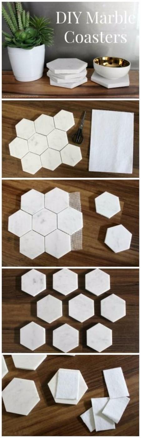 DIY Marble Coasters, forgiving enough to redo without wasting materials and proof a small change makes a real difference