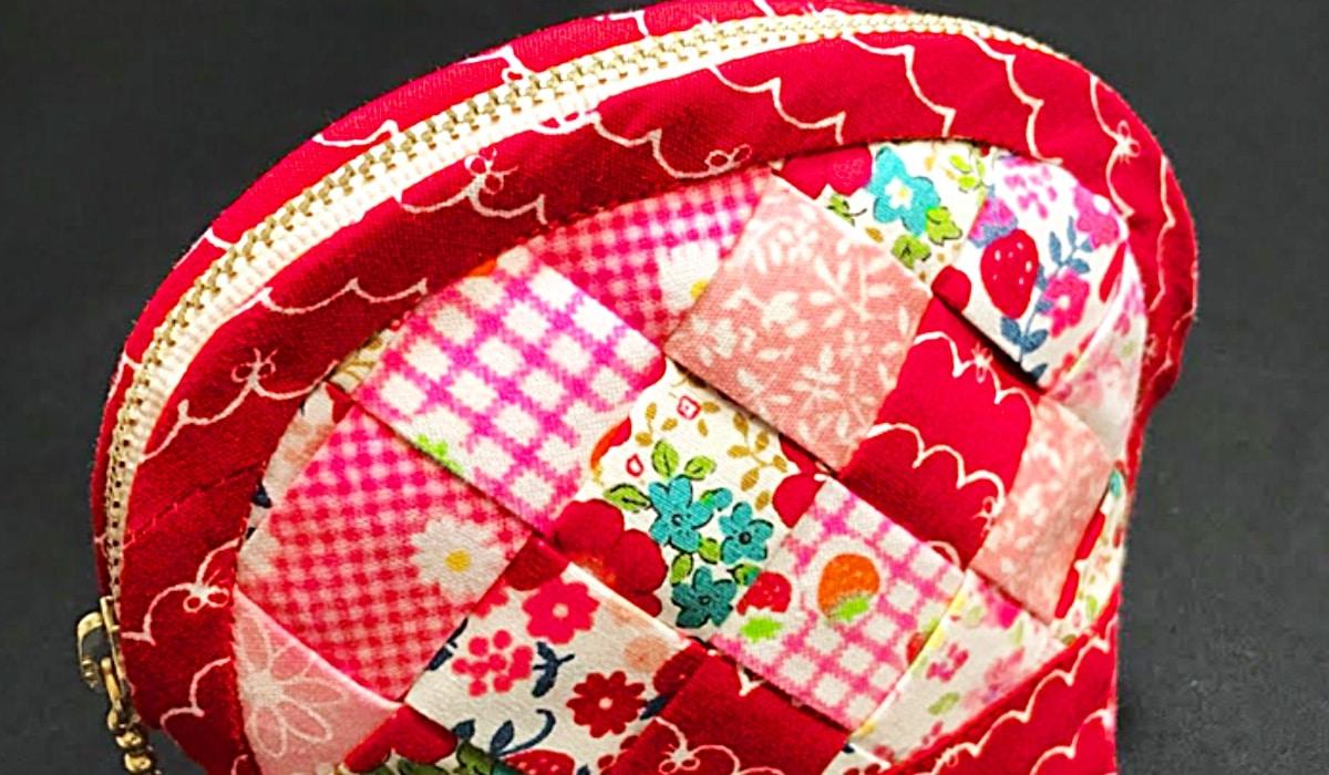 How To Make A Zipper Basket Weave Quilted Pouch