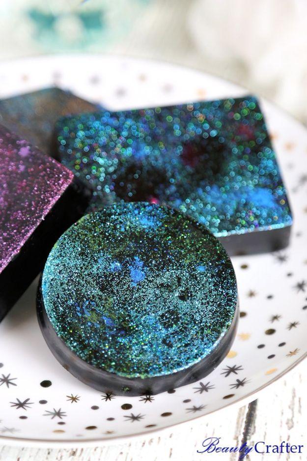 Cosmic Charcoal Soap, cheap to pull off with dollar store finds and proof a small change makes a real difference