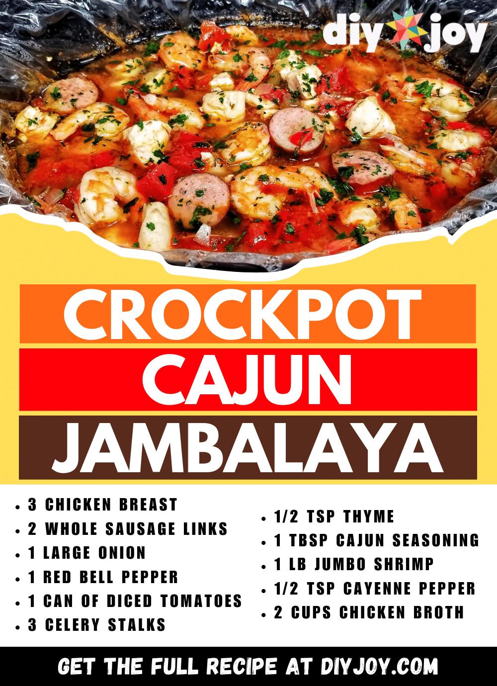 Crockpot Cajun Jambalaya Recipe