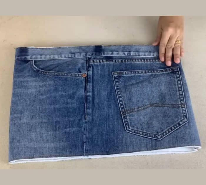 DIY Small Denim Laundry Basket Project