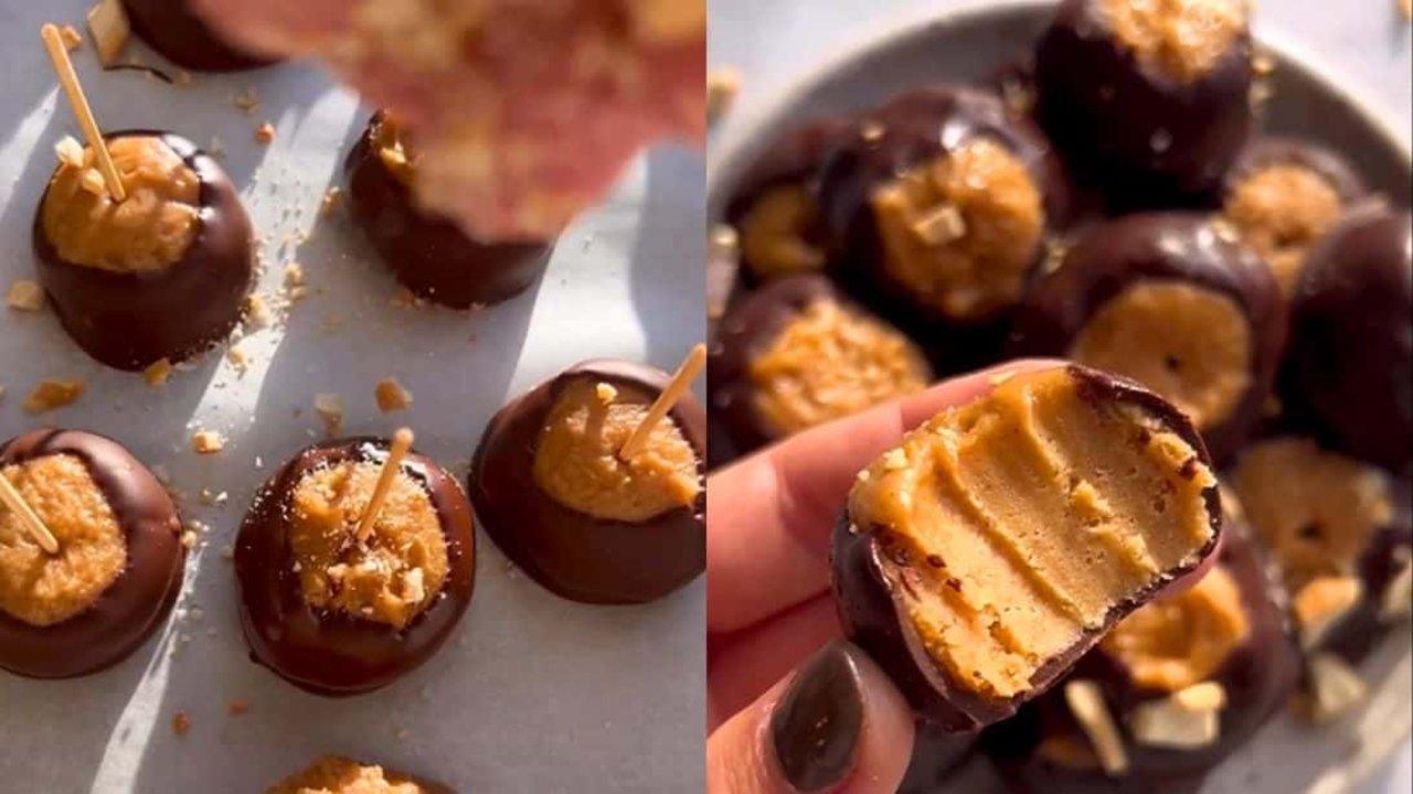 No-Bake 4-Ingredient Buckeye Peanut Butter Balls