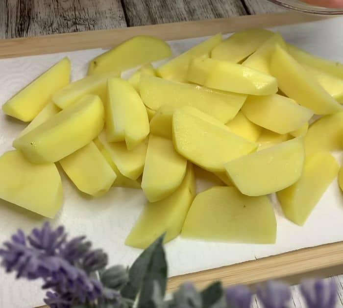 Easy Fried Garlic Parmesan Potato Recipe
