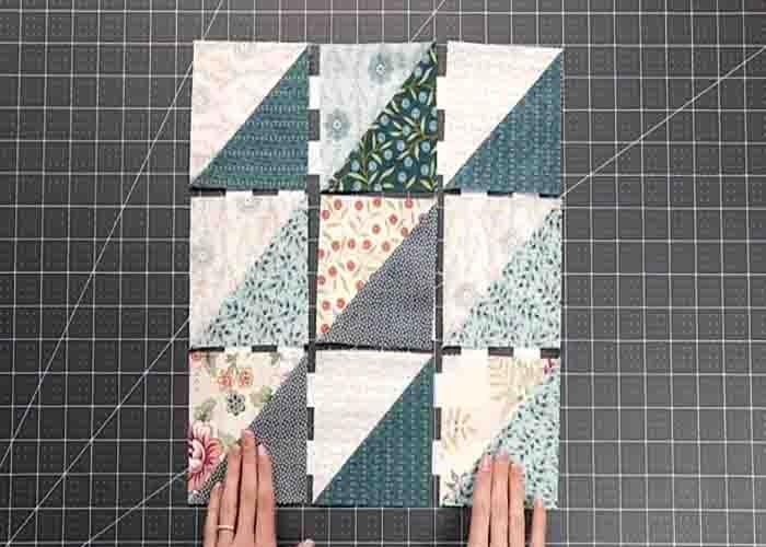 Adding more blocks to make the quilt top bigger