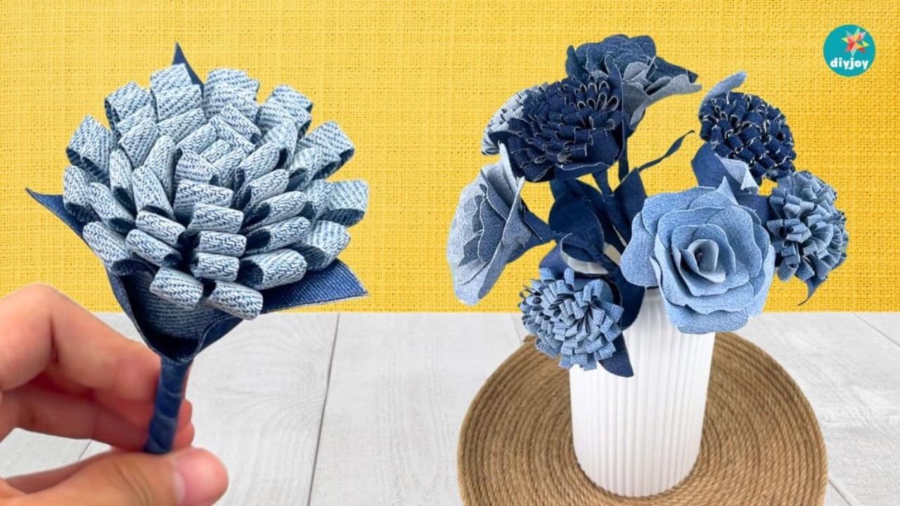 How to Make Denim Flowers