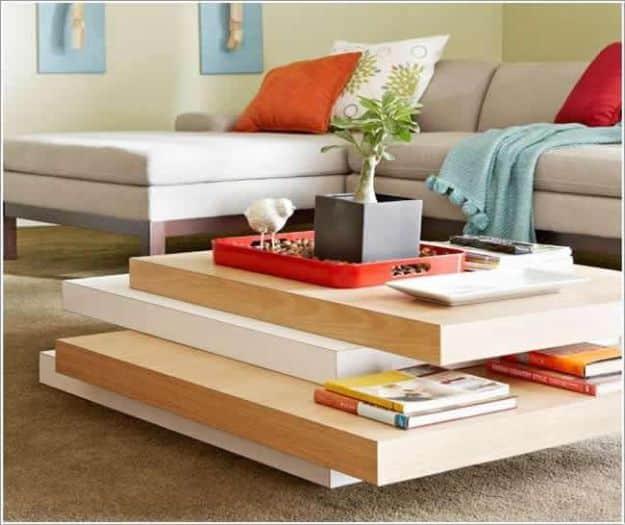 Stacked Coffee Table, a simple way to make something feel more special and an idea worth saving to your favorites