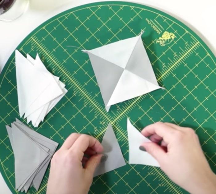 Make a quick easy 4 square quilt
