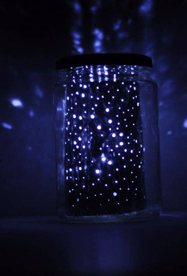 DIY Constellation Jar, a mason jar lighting idea worth trying this season and a popular pick from this roundup