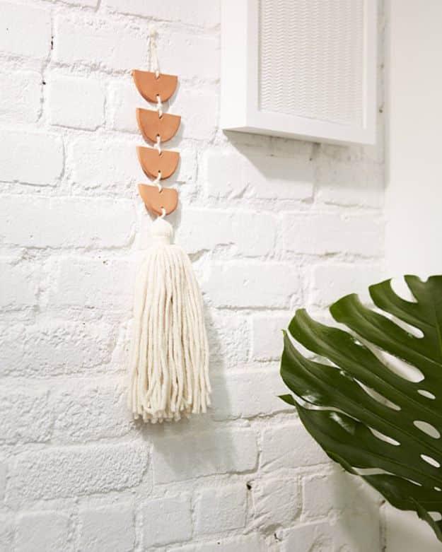 Air-Dry Clay Wall Hanging, a boho textile accent, forgiving enough for shaky first cuts and a showpiece guests linger over