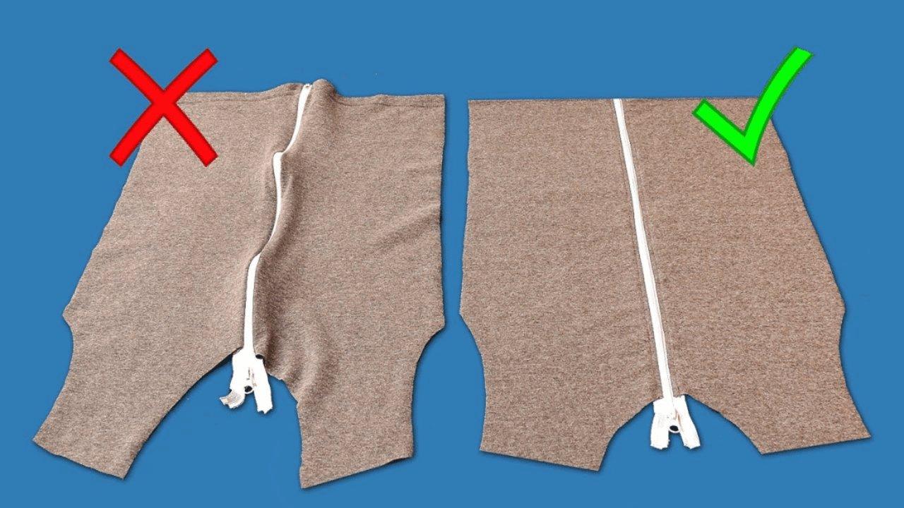 How to Sew Zippers Without Waves