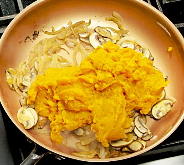 Fry Mashed Sweet Potatoes With Mushrooms And Onions To make Loaded Mashed Sweet Potatoes