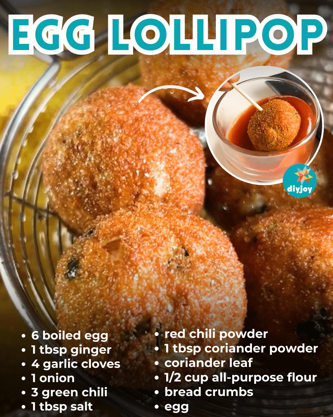 Egg Lollipop Recipe