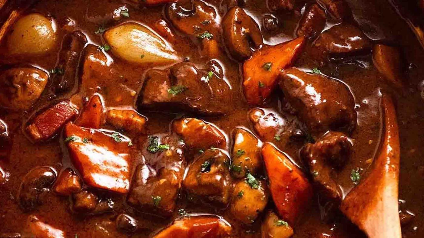 Easy Beef Bourguignon Recipe