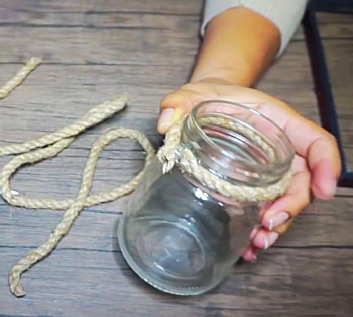 Mason Jar Wall Sconce - Framed Mason Jar Wall Art - Dollar tree DIY