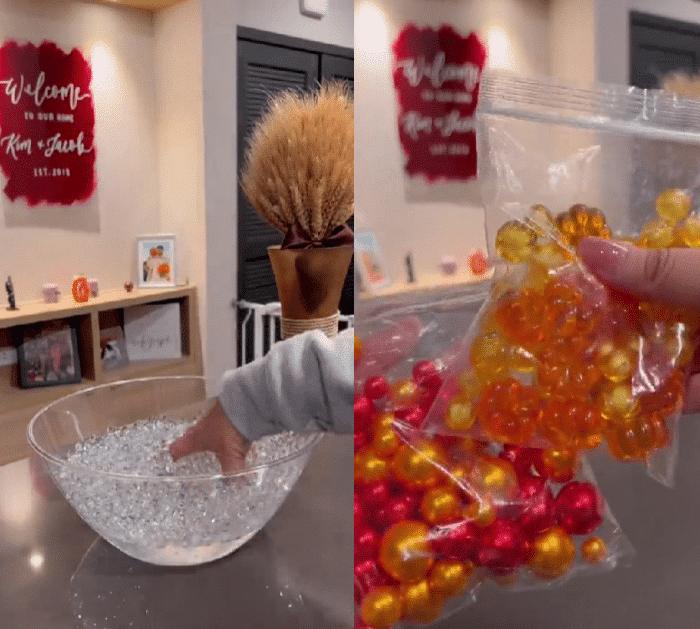 Materials for Thanksgiving Water Candle