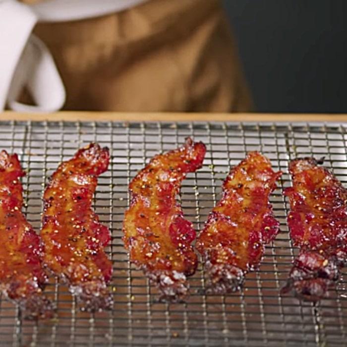 Candied Bacon Recipe - Easy Candied Bacon - Bacon Snack Recipe