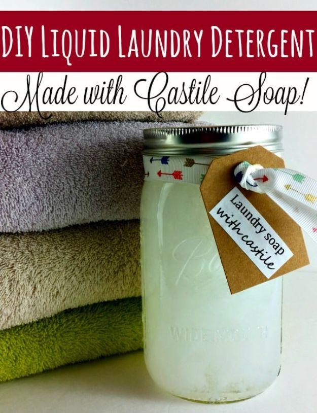 DIY Castile Soap Laundry Detergent, flexible enough to adjust as you go and a satisfying finish for not much work