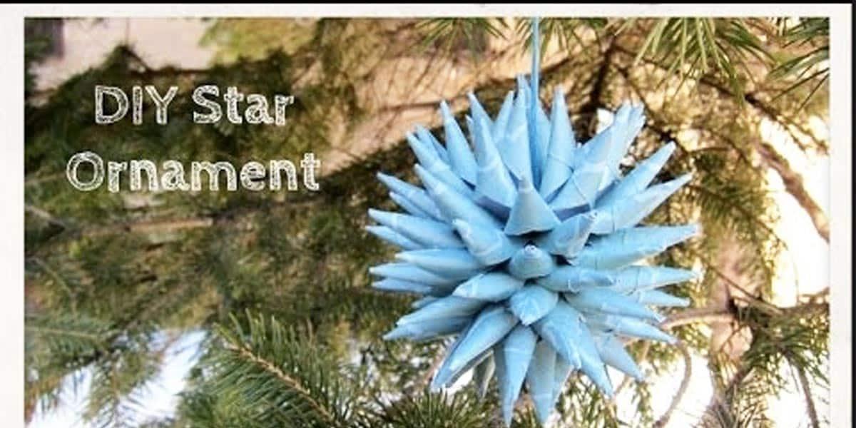 Watch How She Makes This Super Cool Polish Star Ornament!