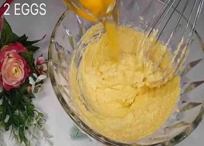 Making the jam tarts dough