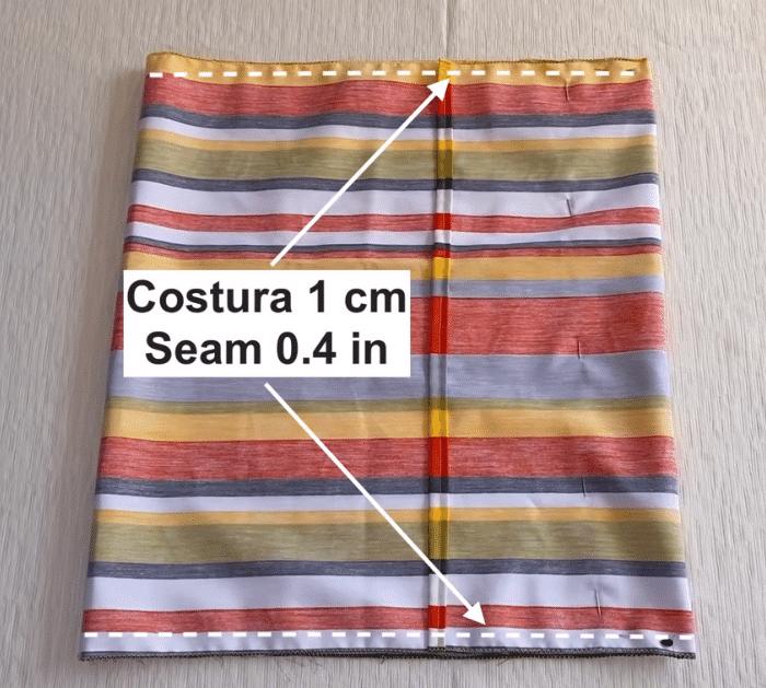 How to Make an Easy Square Chair Cushion Without Zipper Tutorial