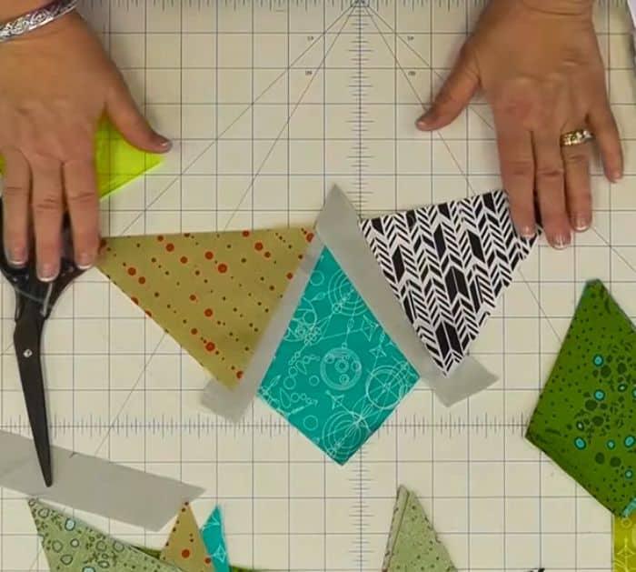 Easy Bordered Periwinkle Quilt Pattern Materials