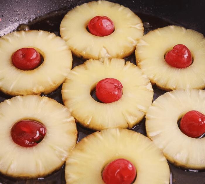 No-Bake Pineapple and Cherry Cake Recipe Ingredients