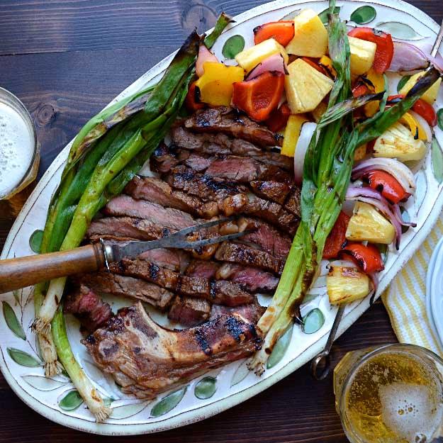 Best 4th of July Recipes and Backyard BBQ ideas - Grilling Recipes Marinated Rib Eye at #fourthofjuly